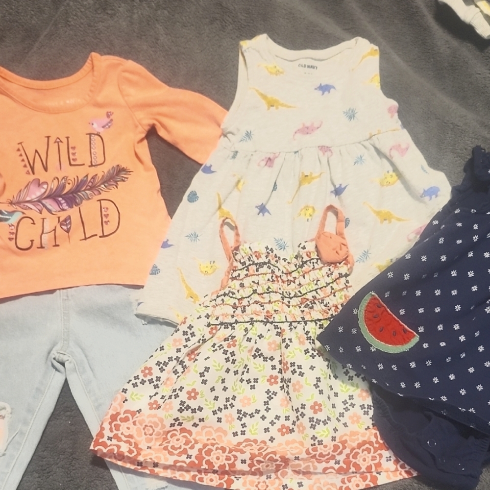 Baby Girl Clothing Set. 12-18 Months. Carters, Old NAVY, Peanut & Ollie